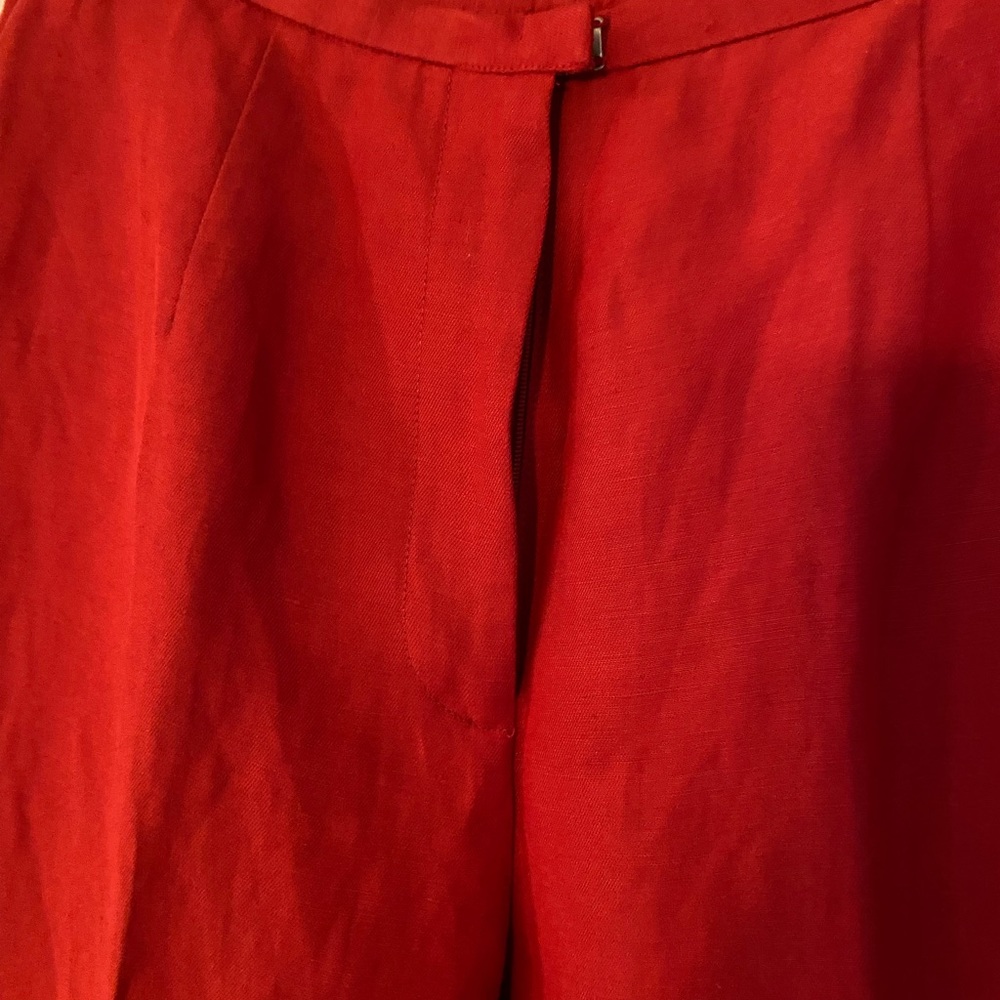 Euc Sigrid Olsen Linen Sequin Cuffed Pants - image 4